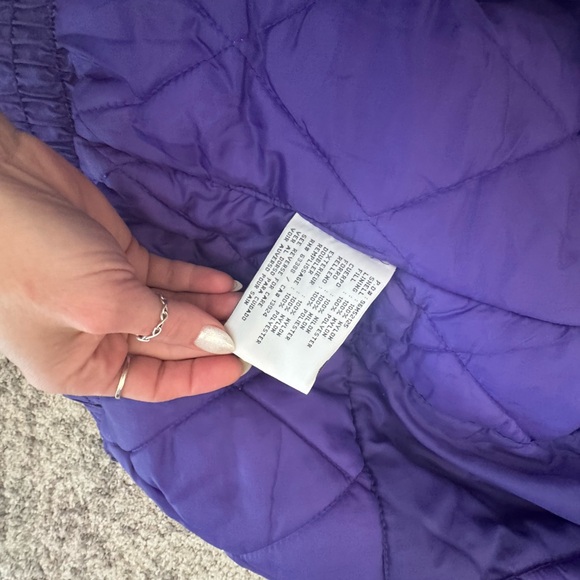 Men’s Vintage Utah Jazz Logo 7 Puffer Jacket Purple NBA 90s Size Medium - Picture 11 of 12